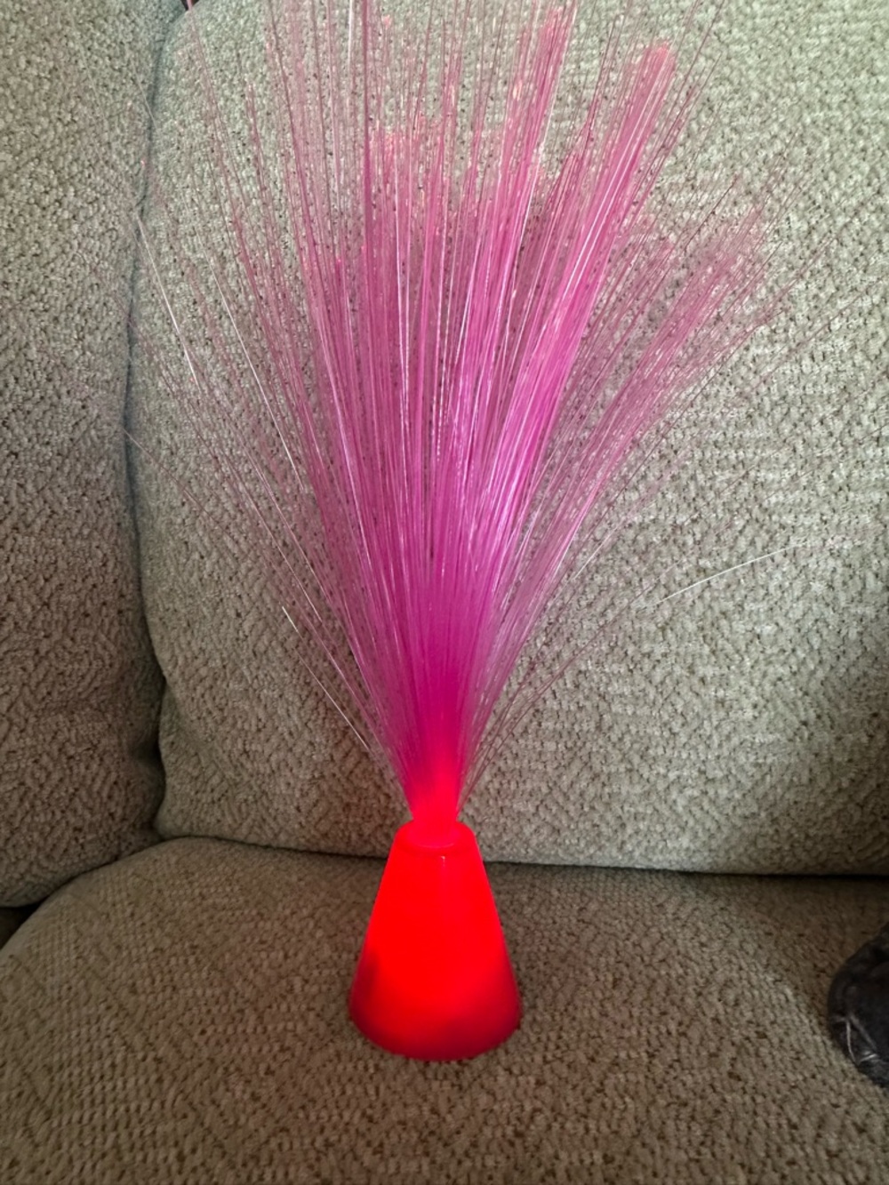 Light up pink light room decor 8”